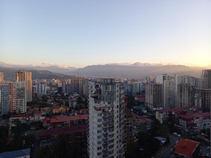 Bright studio, wonderful view