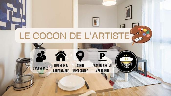 Le Cocon de lArtiste - moderne, artistique et cosy !