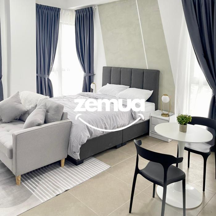Lv33 Minimalist Style Monthly Stay Fully Furnished Near 1U & IKEA WiFi Free Weekly Room Service