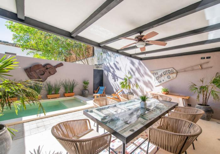 FREE PRIVATE PARKING Casa Balada en Santa Lucía Centro Mérida