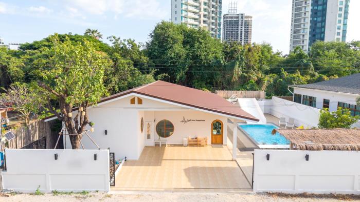 De Beach pool villa เดิน 3 นาทีจากชายหาด