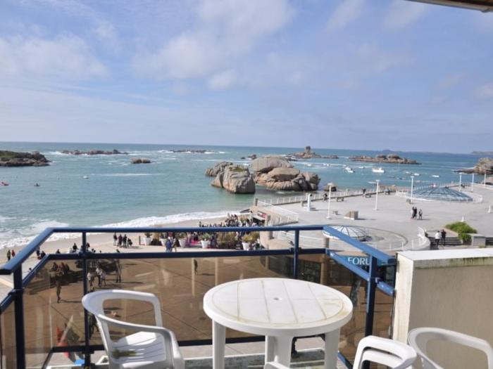 Appartement cosy 2 chambres face à la mer à Trégastel - FR-1-368-445