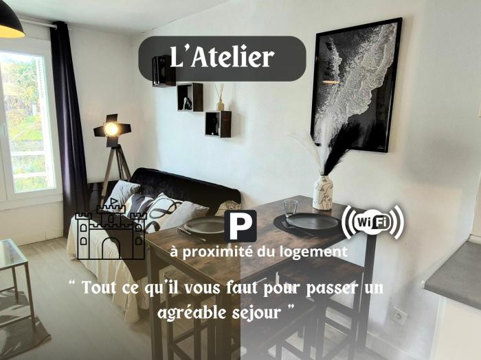 LAtelier-T2 proche du centre-Wifi-Parking