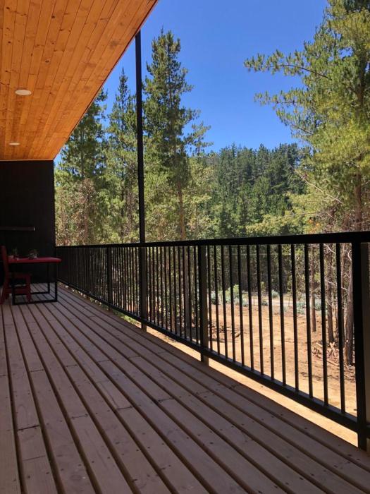 Hermosa casa en el bosque