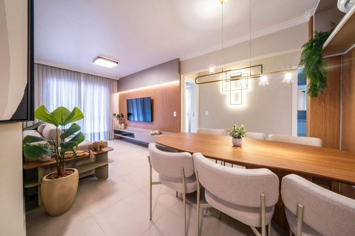 Porto Canoas 101 - Apto térreo 3 quartos à 100 metros da Praia de Bombas