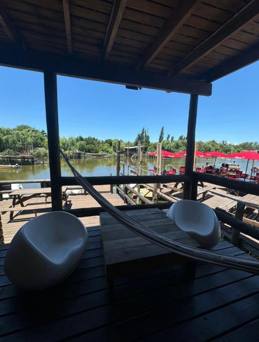 CABAÑA EN ISLA SANTIAGO con PISCINA