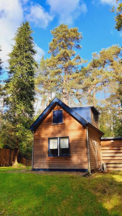 Vrijstaand in het bos met privé sauna