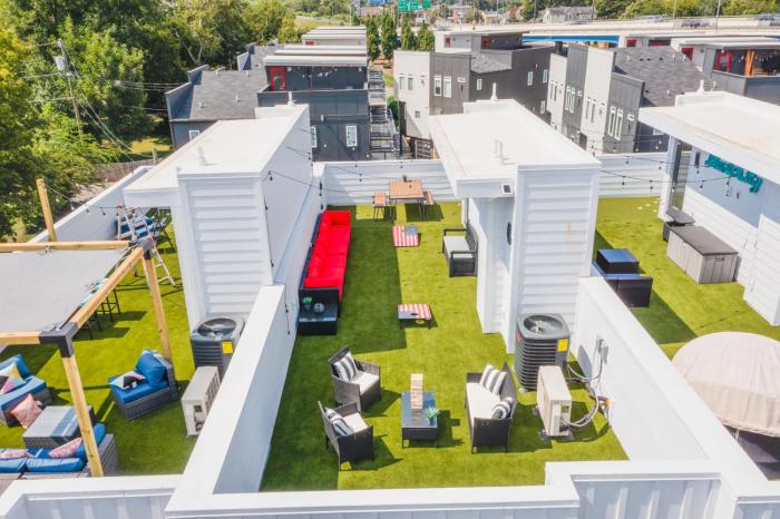 Modern Music City Terrace Getaway