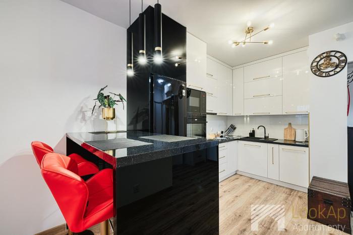 Apartment Industrial Red by LookAp - parking, klimatyzacja