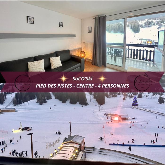 SotOSki - Pied des pistes, 4 personnes, Centre station, Bois d Aurouze
