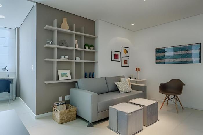 2201 Apartamento decorado no Centro