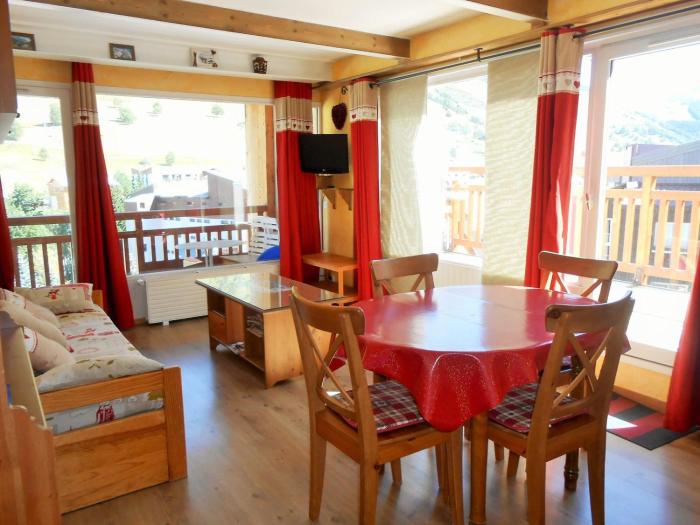 Studio ensoleillé avec balcon aux Deux Alpes - FR-1-516-87
