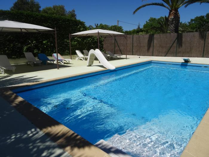 Le Mas de la Palmeraie - Studio dans propriété privée au calme avec piscine et tennis