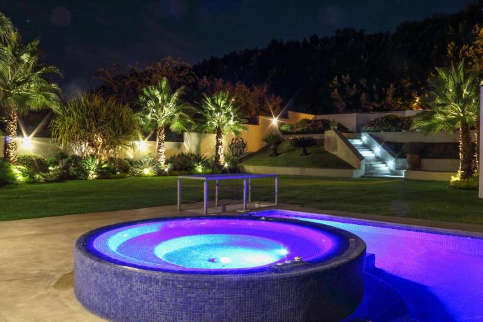 Beautiful house with swimming pool, jacuzzi, pickleball court and steam room