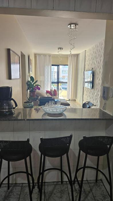 Apartamento aconchegante a 100m da praia