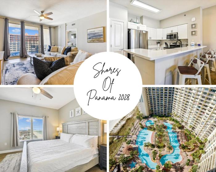 Shores of Panama 2028 - Luxurious Gulf-Front 3 Bedroom 3 Bath Sleeps 10 condo