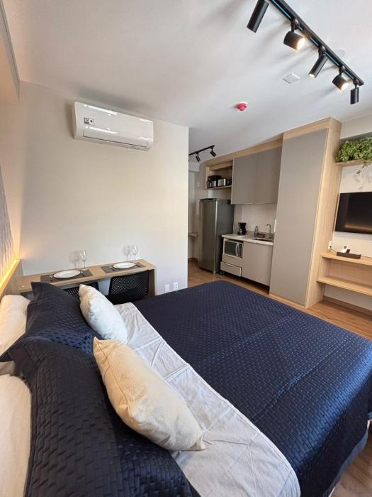 Studio novo e equipado próximo ao metrô e Consulado Americano