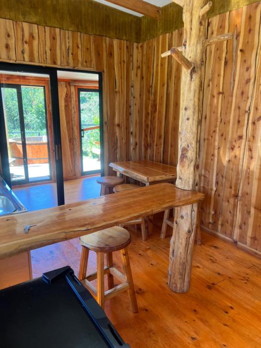 Cabañas vista al río