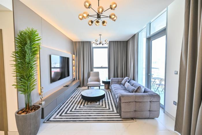 1BR Escape by the Lagoon in District One Meydan