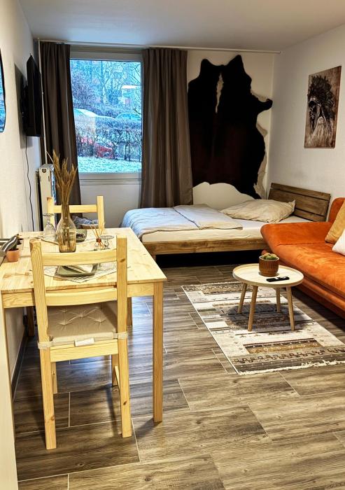 Nähe Uni Campus inklusive Parkplatz Boho-Suite by Rentigo - Perfekt für einen Aufenthalt in Zentrumnähe!