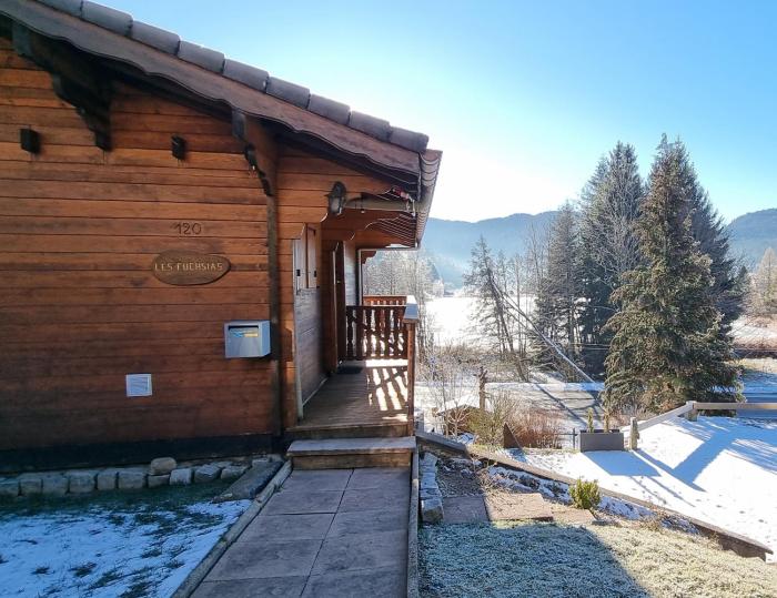 Les Fuchsias, face au lac de Longemer