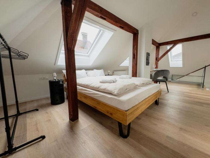 Maybach Apartments - Modernes & zentrales Studio in Altstadtvilla - Bodenseenähe - Parkplatz - Klimaanlage