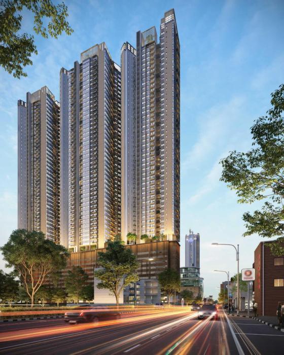 41st Floor TRIZEN Smart Luxury Apartment with sea view and portcity view
