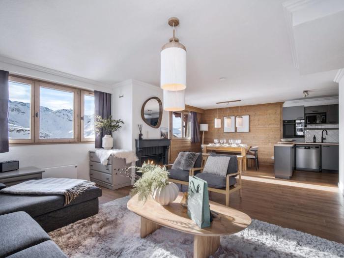 Duplex rénové 12 pers, accès direct pistes, Val Thorens - FR-1-640-63