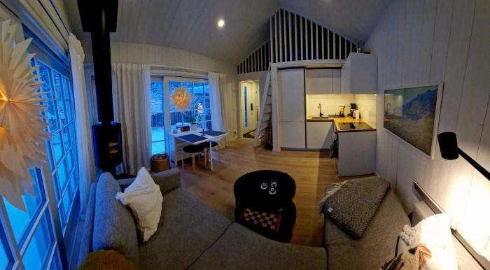 Charmant hus med bastu och braskamin