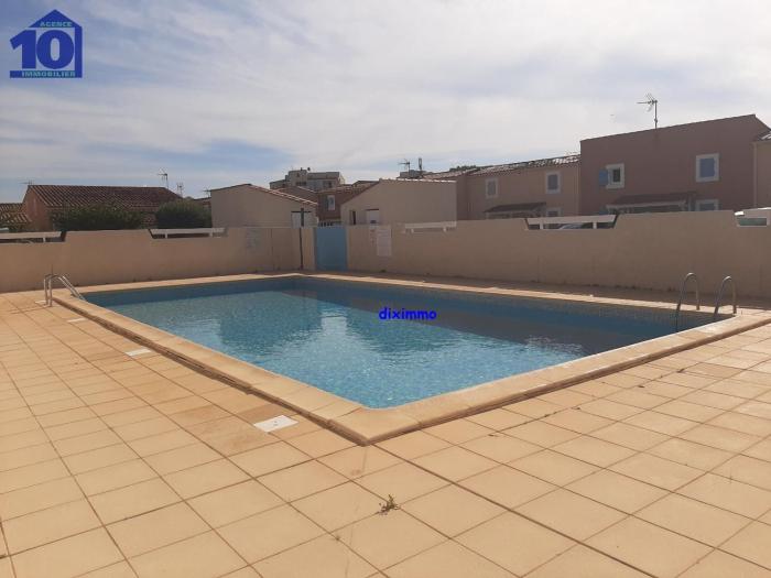 Pavillon 6 pers, piscine, clim, parking, proche mer - FR-1-781-77