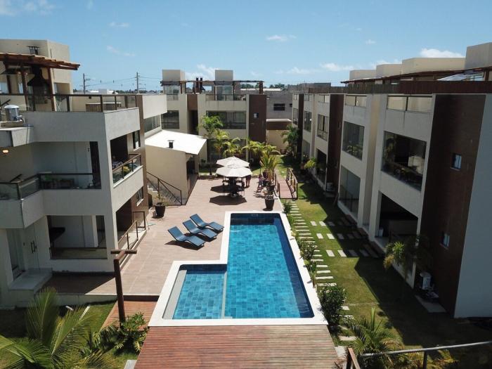 Apt Barra Grande com rooftop gourmet