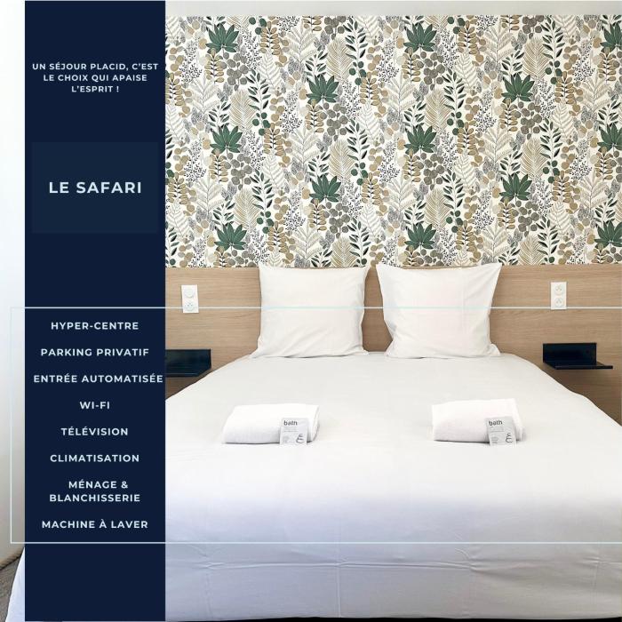 Le Safari - Neuf - Parking Privé - Calme - Wifi - Clim