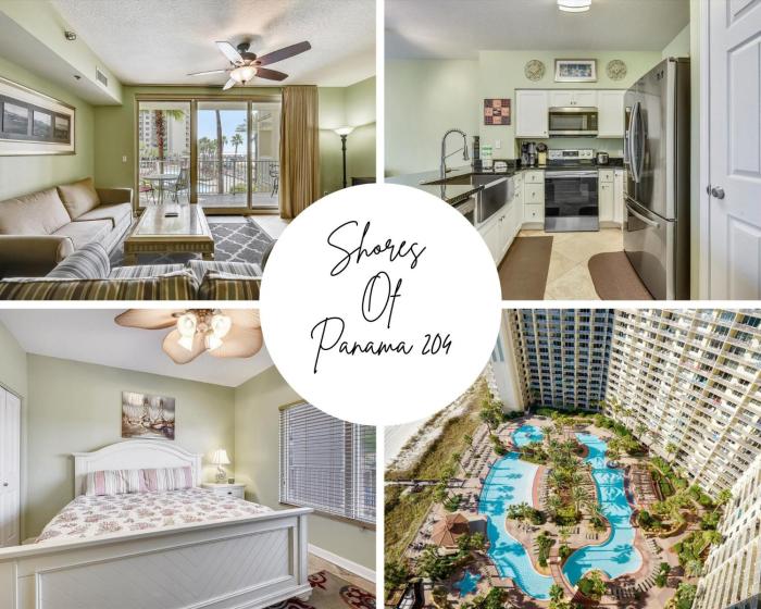 Shores of Panama 204 - 2nd Floor 2 Bedroom Sleeps 8, Same Floor Reserved Parking, Free Fun condo