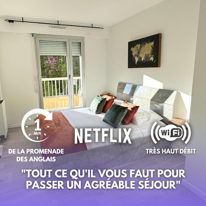 Superbe 3 pieces Nice 100m de la mer