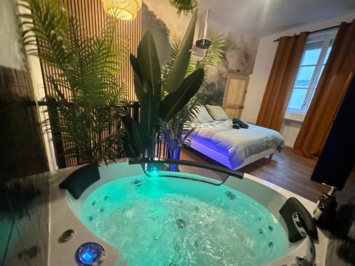 LOasis Angevine - Balneo, Sauna, Home Cinema & Parking