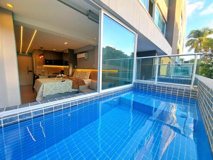 Luxo e sofisticação com piscina privativa