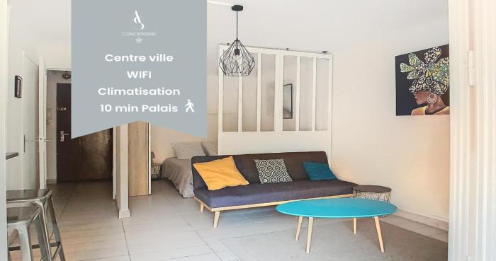 Le Palladium - Studio - 10mn Palais - Climatisé