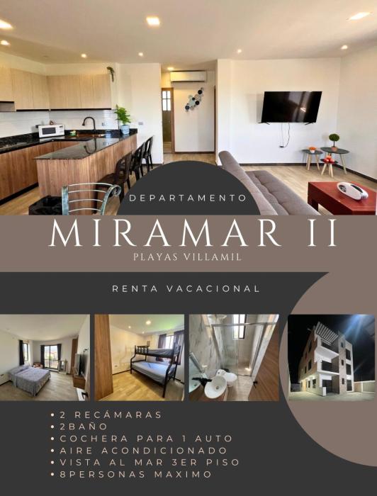 Miramar 2 departamento con vista a la playa