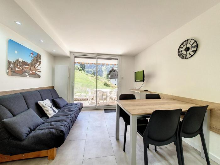 Studio 29m², Terrasse Sud, 4 pers, Garage, Wifi - FR-1-818-62