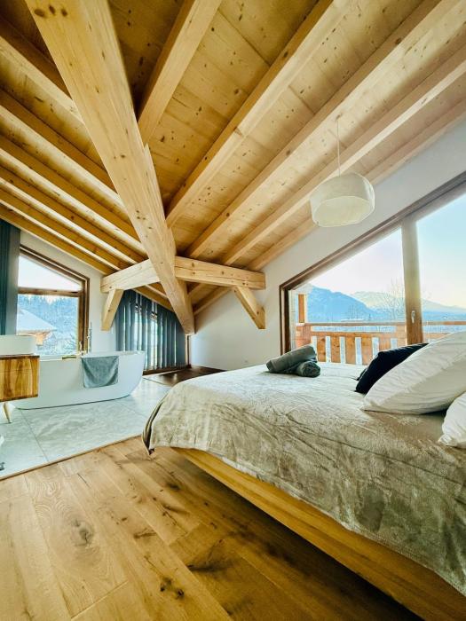 Chalet Monarch - Les Carroz - Sauna, Spa & vue Montagnes