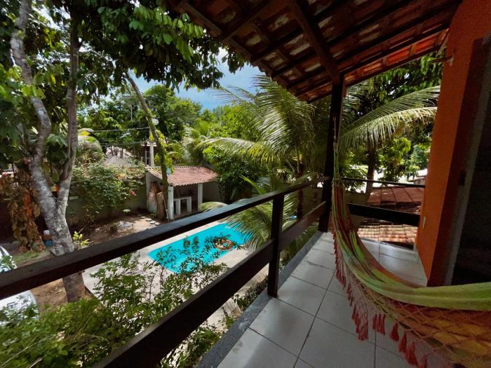 Casa espaçosa com piscina, no melhor bairro de Arraial d ajuda, a 7 minutos da praia