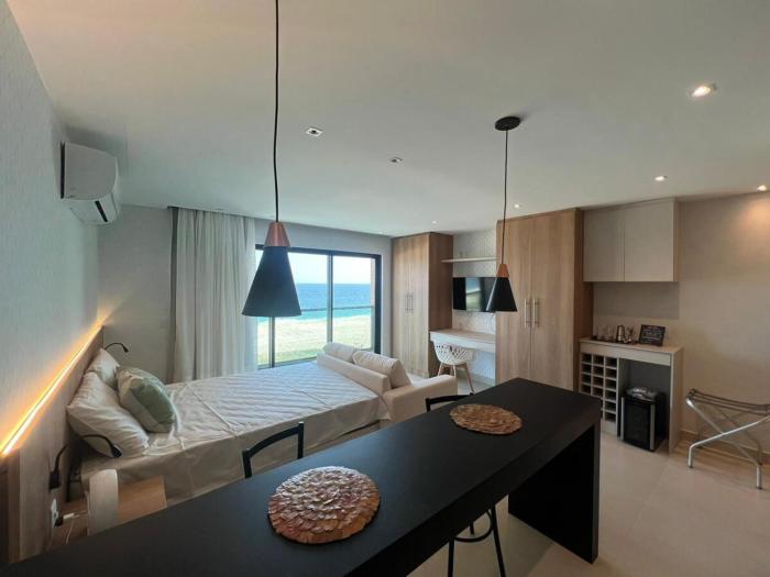 Lindo Flat na praia de Itaipuacu