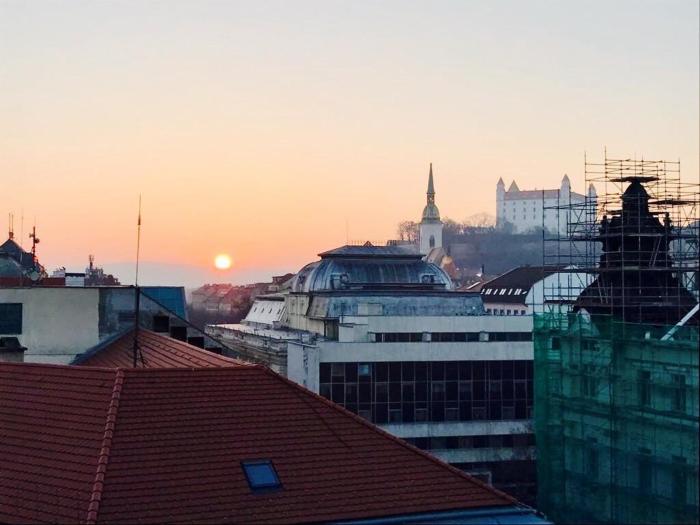 Cozy 1 bed top floor apartment in the Old town Bratislava