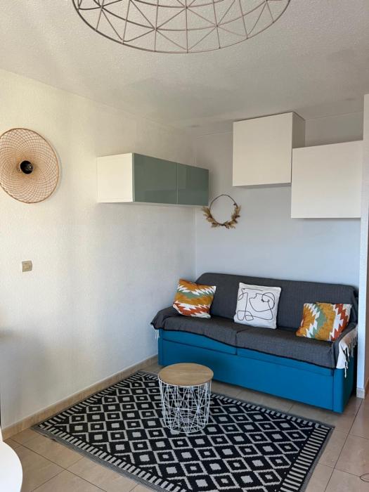 Appartement Cosy, au pied de la plage du Grazel.