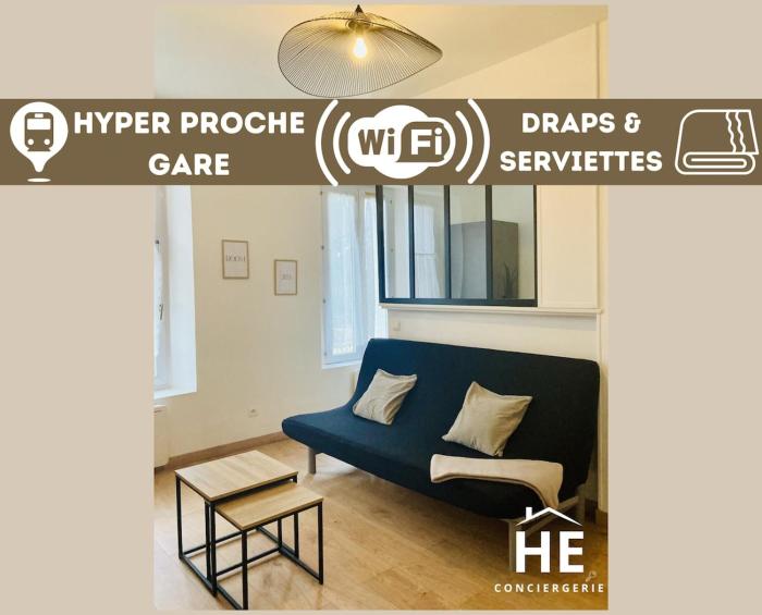 Room 203 Hyper Proche Gare 250m