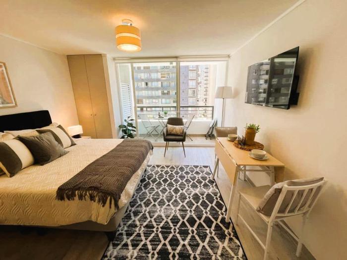 HOM I Comodo y Calido Dpto Studio en Santiago SR517