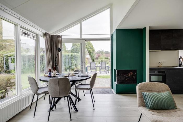 Bladkoning I Trendy Huisje met Openhaard