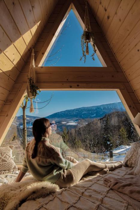 Alemiło mini - domek z balią i widokiem na Babią Górę