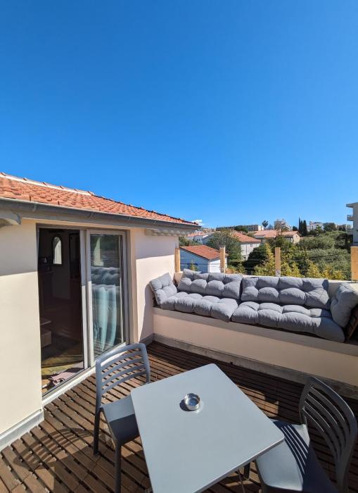 Studio Dernier Etage Le Nid dAmour - Séjour Romantique, Mandara Beach, Juan-les-Pins