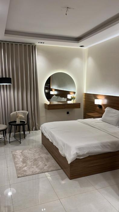 شقة فندقية بصالة وغرفة نوم "luxury apartment